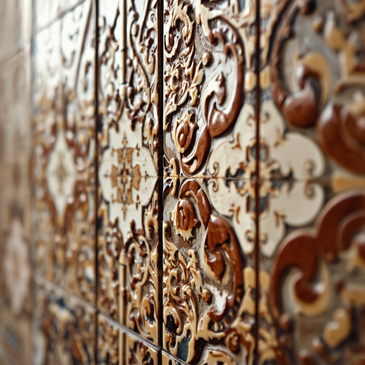 کاشی سرامیک کف رستوران سنتی