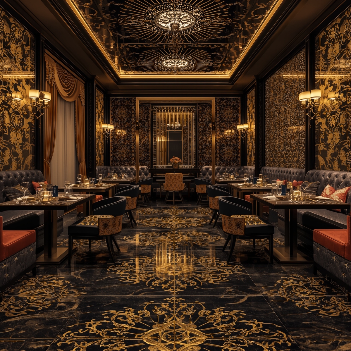 انتخاب کاشی سرامیک کف رستوران سنتی