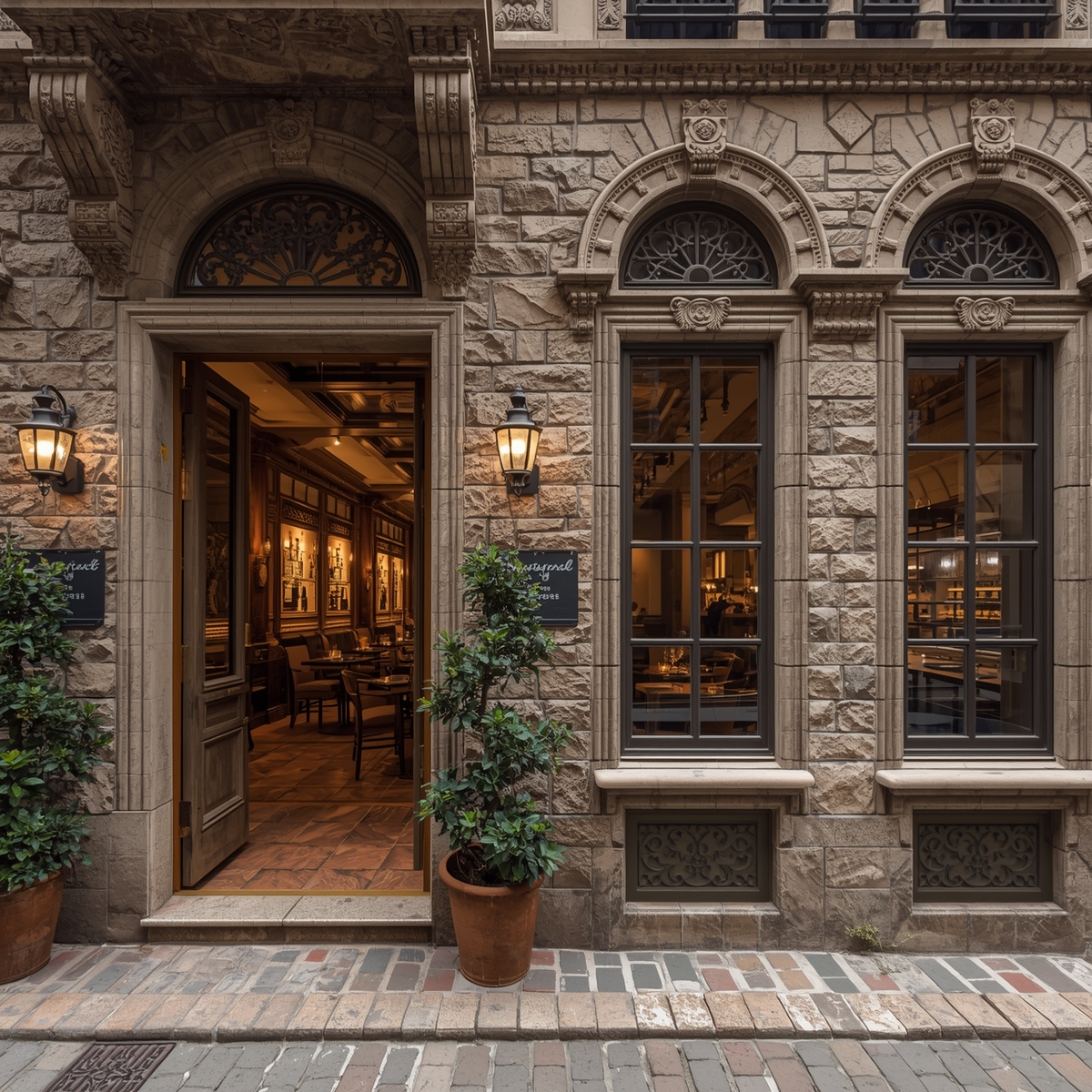 کاربرد سرامیک های طرح سنگ در فضای بیرون